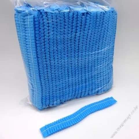 Blue Hair Nets (Headnets) - 100pcs