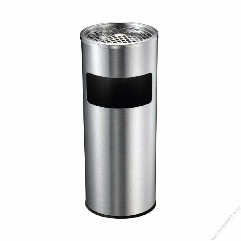 Round Standing Ashtray Carbon Steel