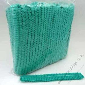 Green Hair Nets (Headnets) - 100pcs