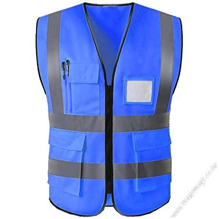 Executive Reflective Vest - Bermuda Blue