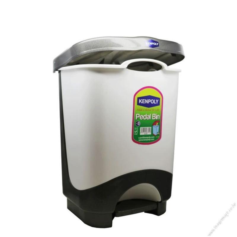 Kenpoly Pedal Bin No.2 Grey - 17 ltrs