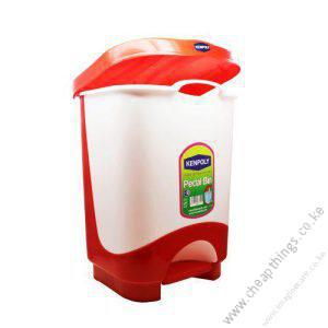 Kenpoly Pedal Bin No.2 Red - 17 ltrs