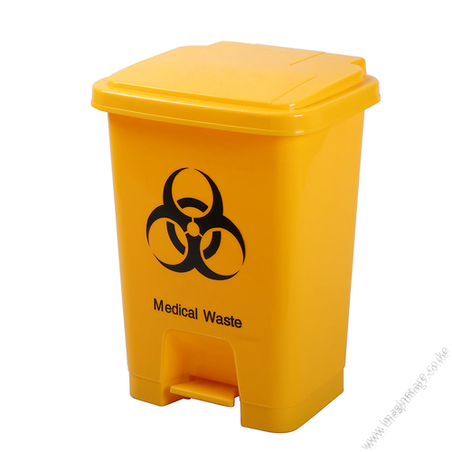 Biohazard Step Pedal Waste Bin - 100ltrs