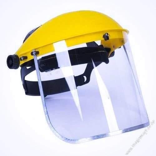 Industrial Safety Face Shield - Yellow