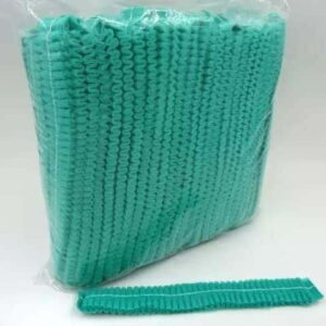 Green Hair Nets (Headnets) - 100pcs