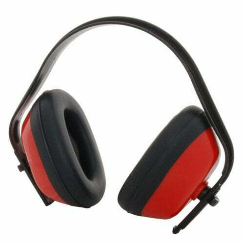 Noise Reduction Industrial Earmuffs - Red