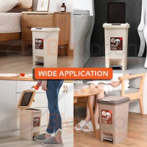 2 in 1 Pedal Push Dustbin (20ltrs) - Image 17