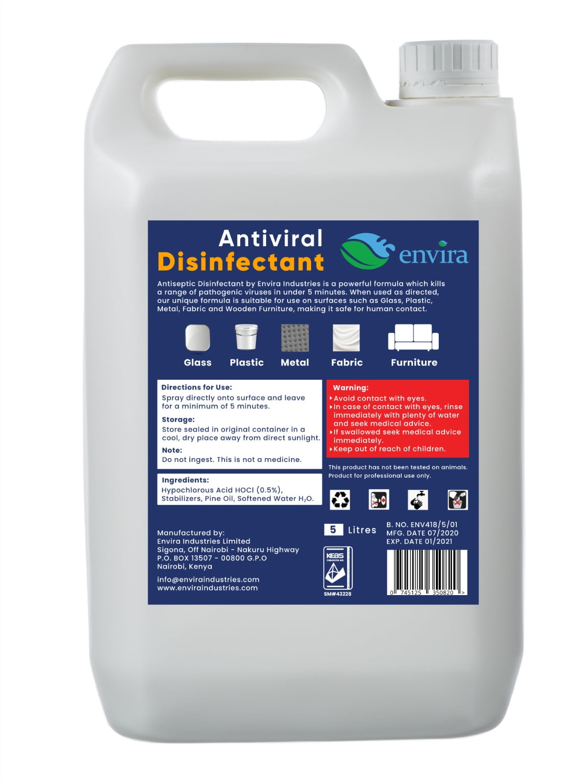Antiseptic Disinfectant (5ltr) - Image 5