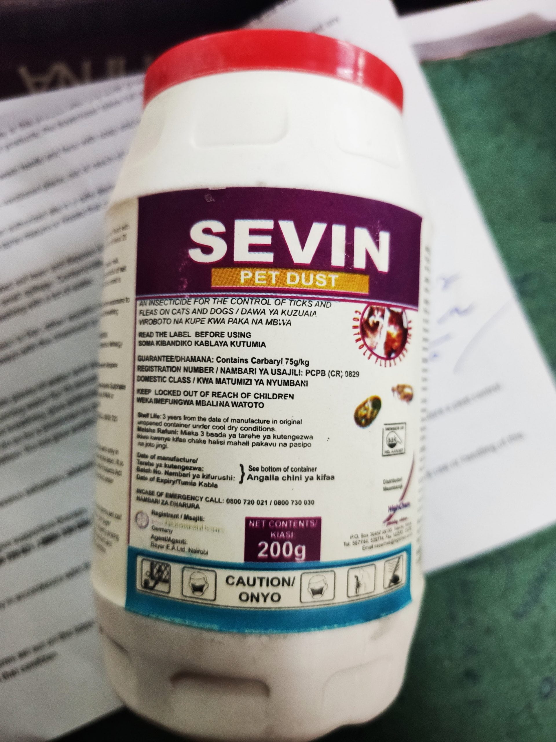 Sevin Pet Dust (200g) - Image 2