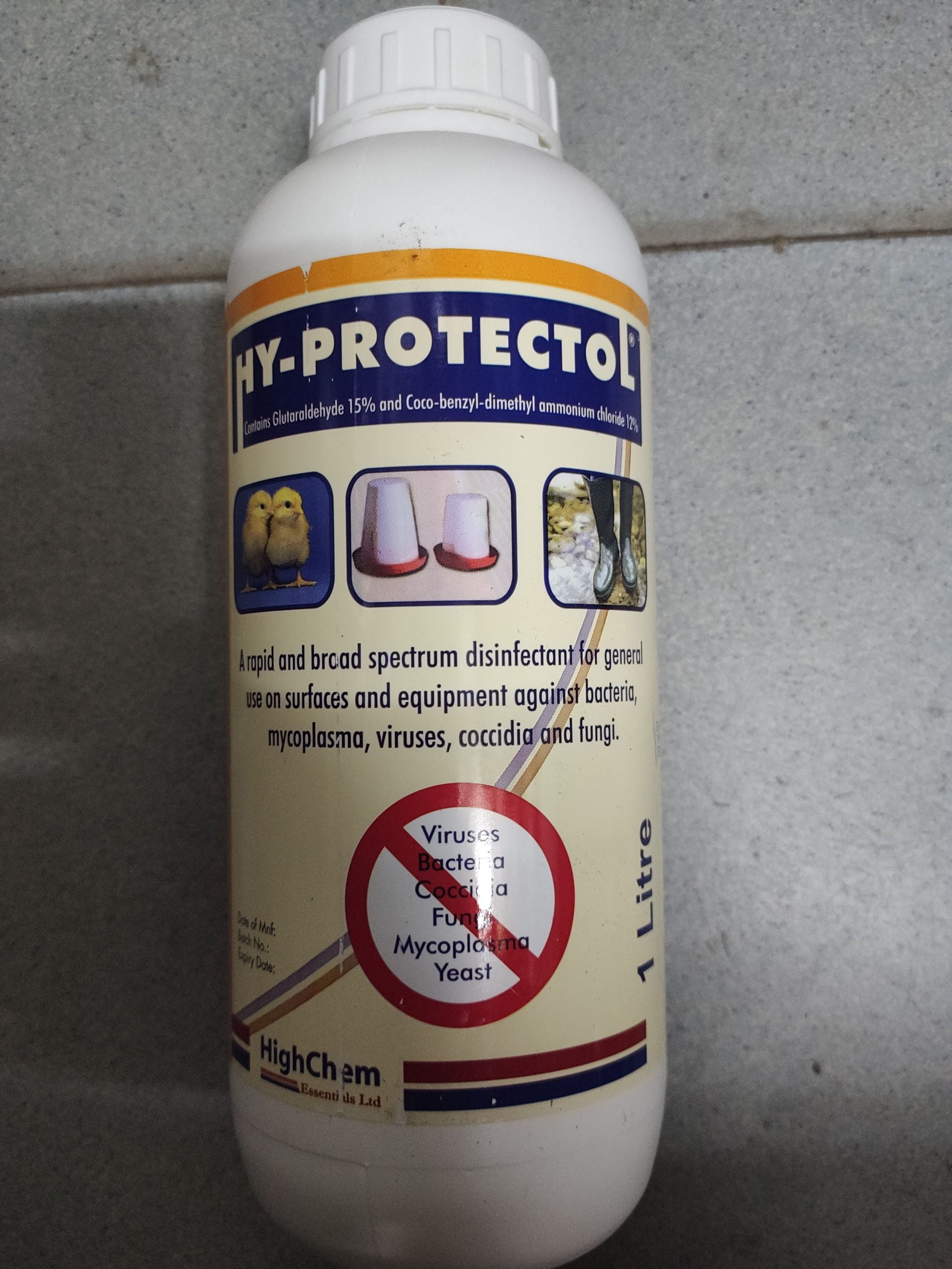Hy-Protectol Broad Spectrum Disinfectant (1ltr) - Image 2