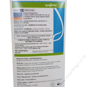 ICON 10CS is a synthetic pyrethroid insecticide for the control of Public Health insects including mosquitoes, flies, cockroaches, and others.