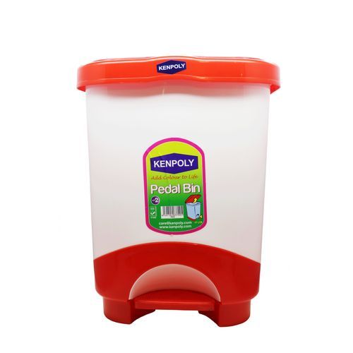Kenpoly Pedal Bin No.2 Red - 17 ltrs - Image 2