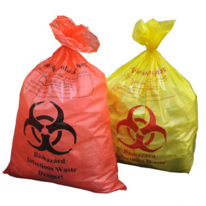 Bio Hazard Waste Disposal Bags 30x50inch Red 50pcs - Extra Large