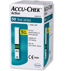 Accu-Chek Active Blood Sugar Monitor Strips- 50s 1pc