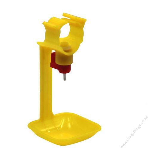 J-Lock Nipple Drinker with Drip Cup Yellow - Image 3