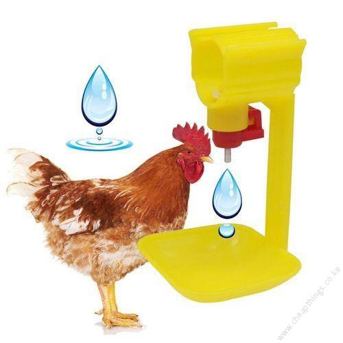 J-Lock Nipple Drinker with Drip Cup Yellow