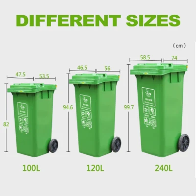 Dustbin With Wheels (180ltrs)