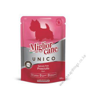 Migliorcane Unico Adult Mini Delicate Ham Pate 100g