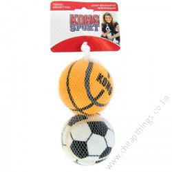 KONG Medium Dog Sport Balls – Set of 2