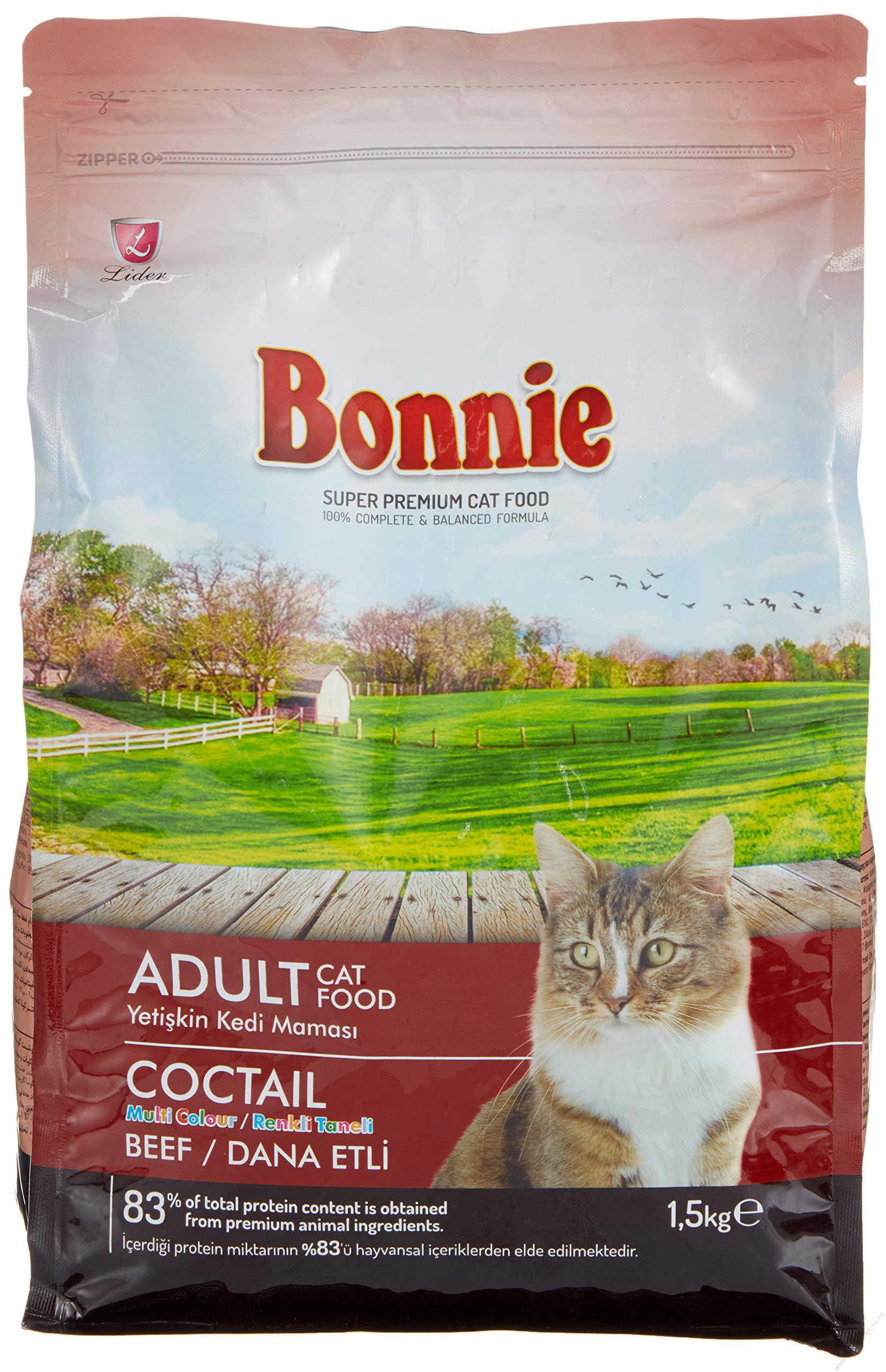 Bonnie Adult Cat Food Cocktail 1.5kg Cheapthings