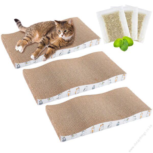 Cat Scratcher Pad – Wave Design 1pc - Image 3