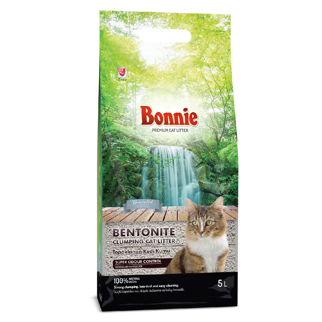 BONNIE Bentonite Cat litter – Odourless 5L