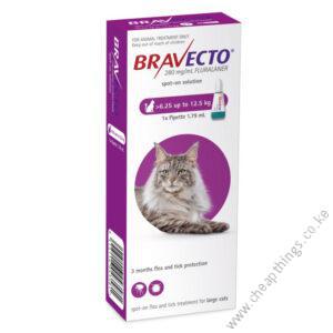 Bravecto Topical Solution For Cats – 6.25 TO 12.5KG, 1 Treatments