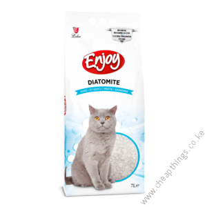 Enjoy Diatomite Non Clumping Cat Litter– Odourless(UNSCENTED) 7L