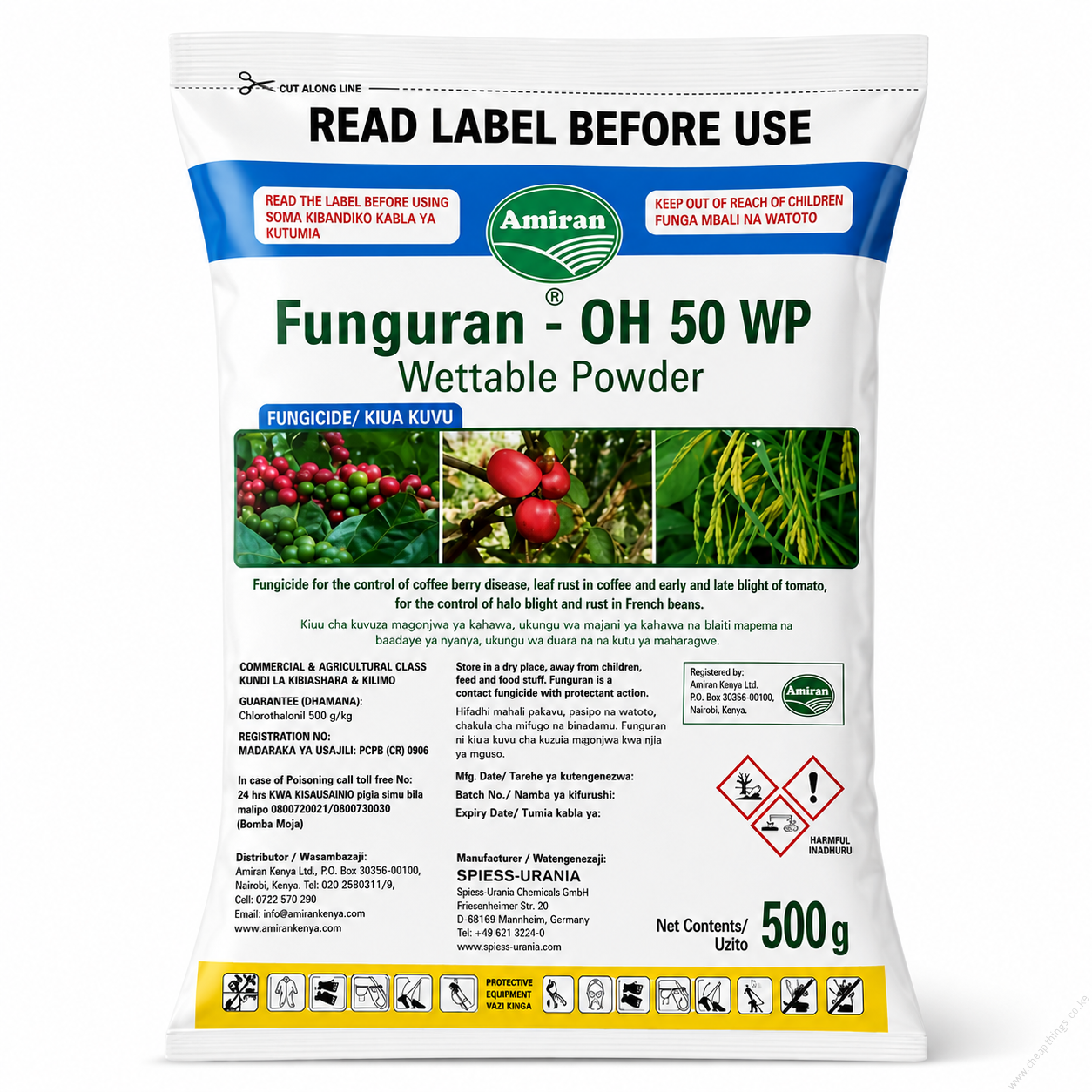 Funguran - OH 50 WP (Blue Copper) 500g