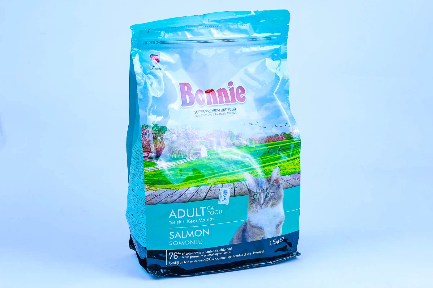 Bonnie Adult Cat Food – Salmon 1.5kg