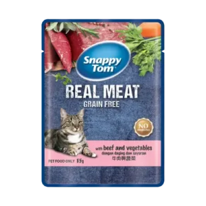 Snappy Tom With Beef 85G–a real meat serving