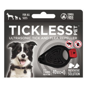 Tickless Pet, Chemical Free Ultrasonic Flea And TickRepellent – Black