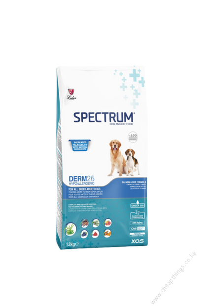 Spectrum Ultra Premium Adult Dog Food – Derm26 Sensitive Skin 12kg