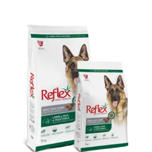 Reflex Premium Adult Dog Food – Lamb, Rice & Vegetable 15kg