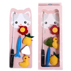 Fishing Rod Cat Toy 1PC