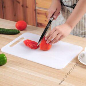 Plastic Chopping Board White 1pc