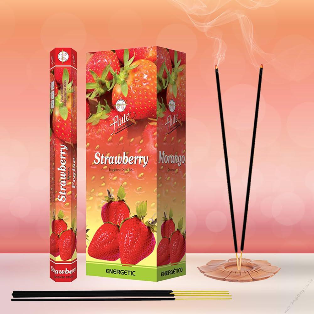 Shalimar Strawberry Incense Sticks (Pack of 6)