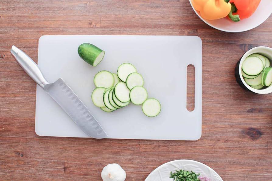 Plastic Chopping Board White 1pc
