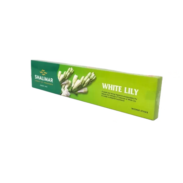 Shalimar White Lily Incense Sticks 1pack