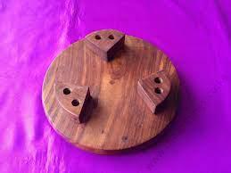 Wooden Patla With Legs (Rolling Board) 27.0cm (No 11)