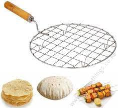 Stainless Steel Gastop Roasting Grill / Papad Jari (Round) - Image 4