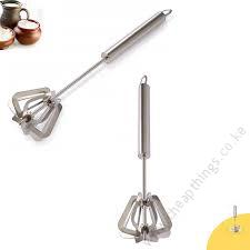 Egg Beater/ Churner with Spring (Ravai)