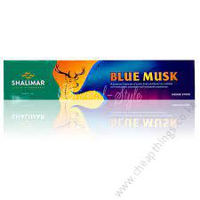 Shalimar Blue Musk Incense Sticks 1pack