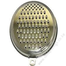 Stainless Steel Oval Grater No.1