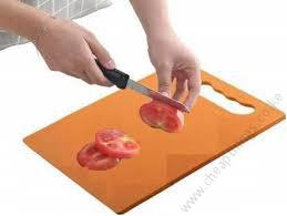 Plastic Chopping Board Orange large
