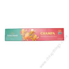 Shalimar Golden Champa Incense Sticks 1pack