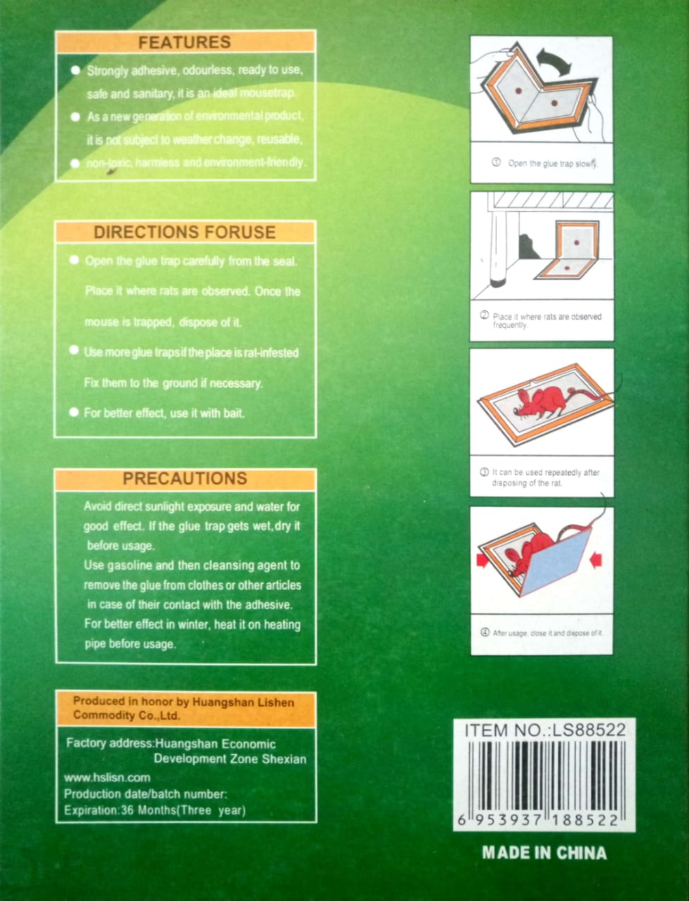 Rat & Mouse Glue Board 1pc