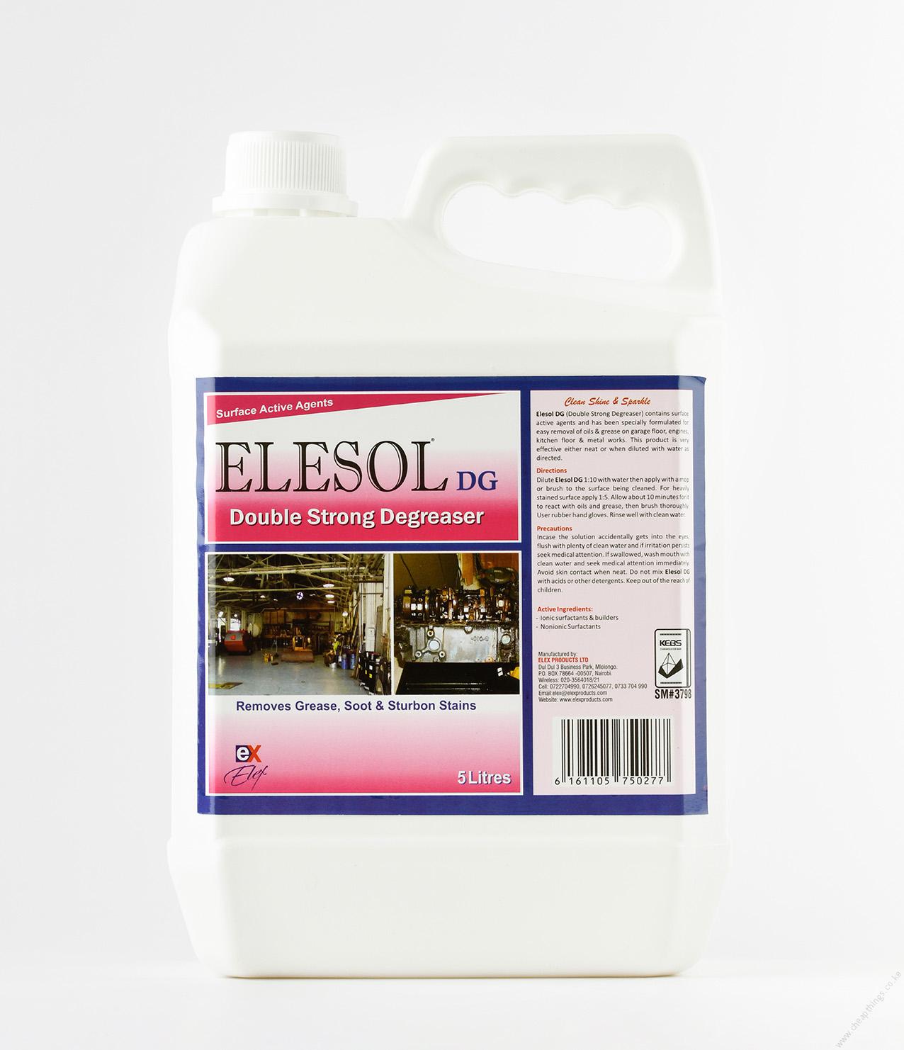 Elesol DG – Double Strong Degreaser – Liquid (5L) - Image 2