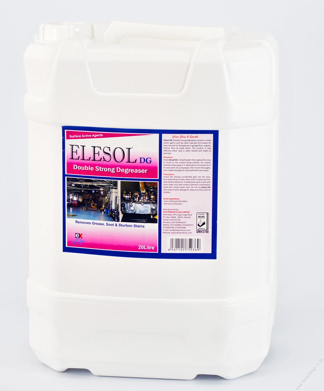 Elesol DG – Double Strong Degreaser – Liquid (20L) - Image 2