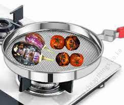 Stainless Steel Gastop Roasting Grill / Papad Jari (Square)